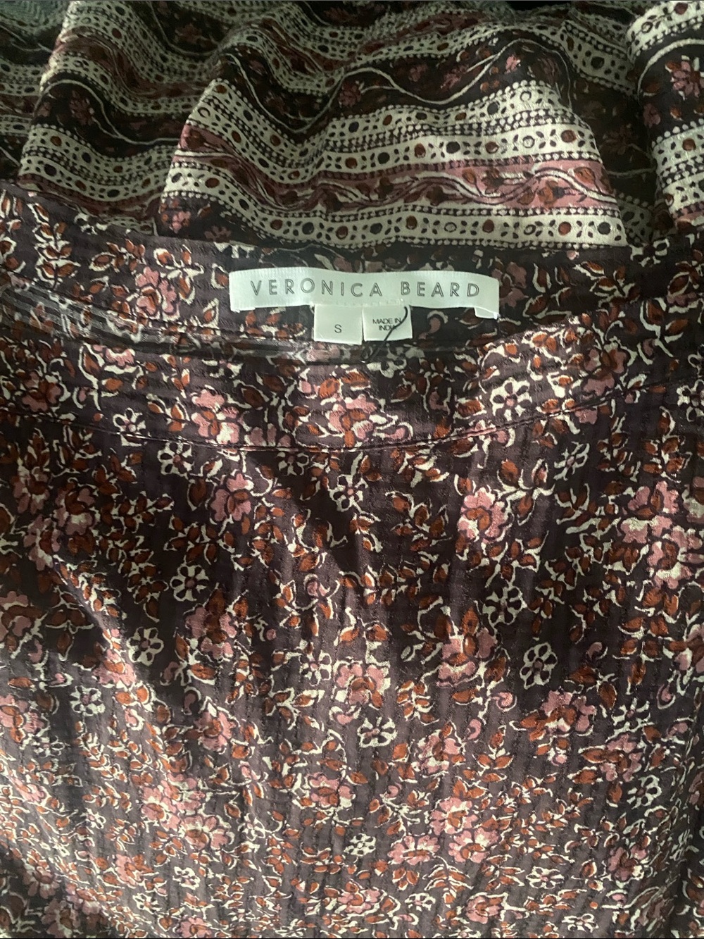 Veronica Beard Brown Floral Print skirt Jasmin s Bundle